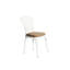 Ensemble bistro 3 pièces en fonte d'aluminium - 2 chaises et 1 table avec coussin blanc pour une utilisation extérieure Robuste et simple à assembler