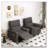 Power Recliner Chair,Electric Recliner For Living Room,Fabric Reclining Armchair For Small Space,Reclining Sofa For Bedroom/Apartment/RV,USB Port(Type-C)