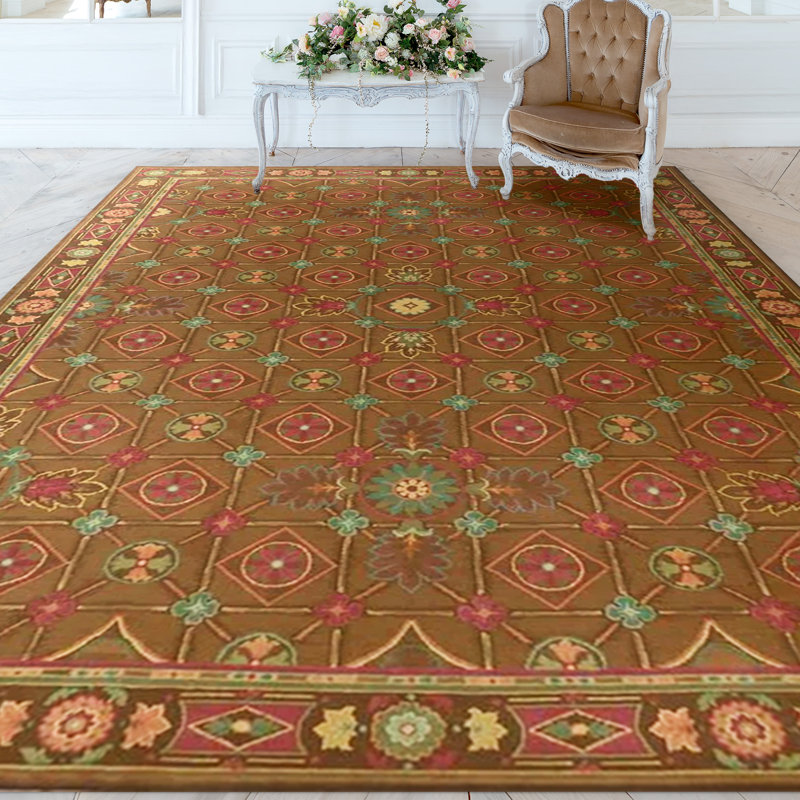 Savonile Ravenna Azm Wool Oriental Area Rug, Rectangle 9'11" x 14'4"