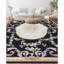 Aubusson Hand Knotted Wool Oriental Area Rug