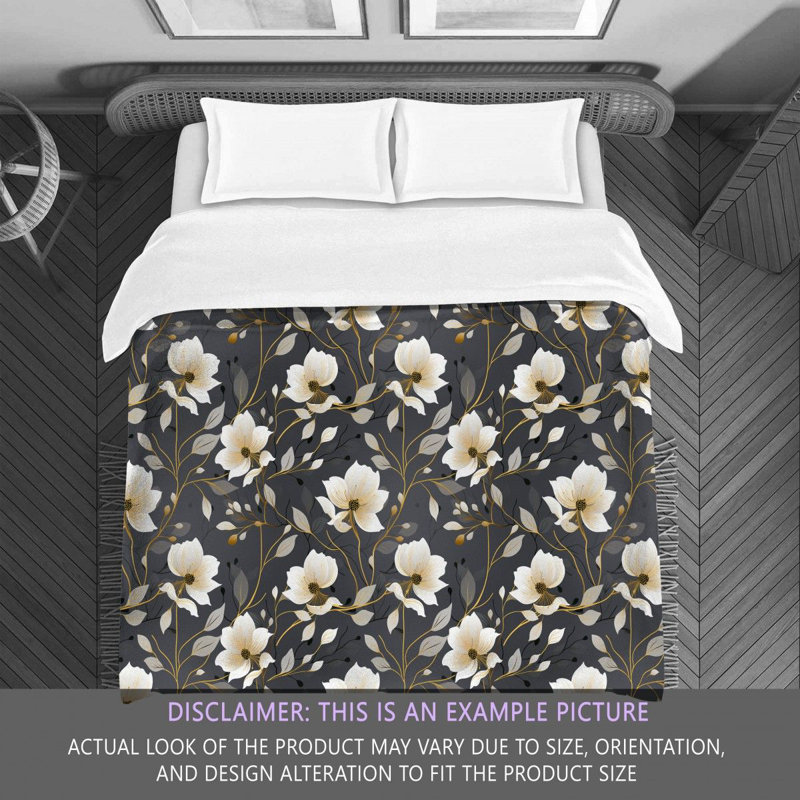 Floral Anola Comforter, Queen Comforter