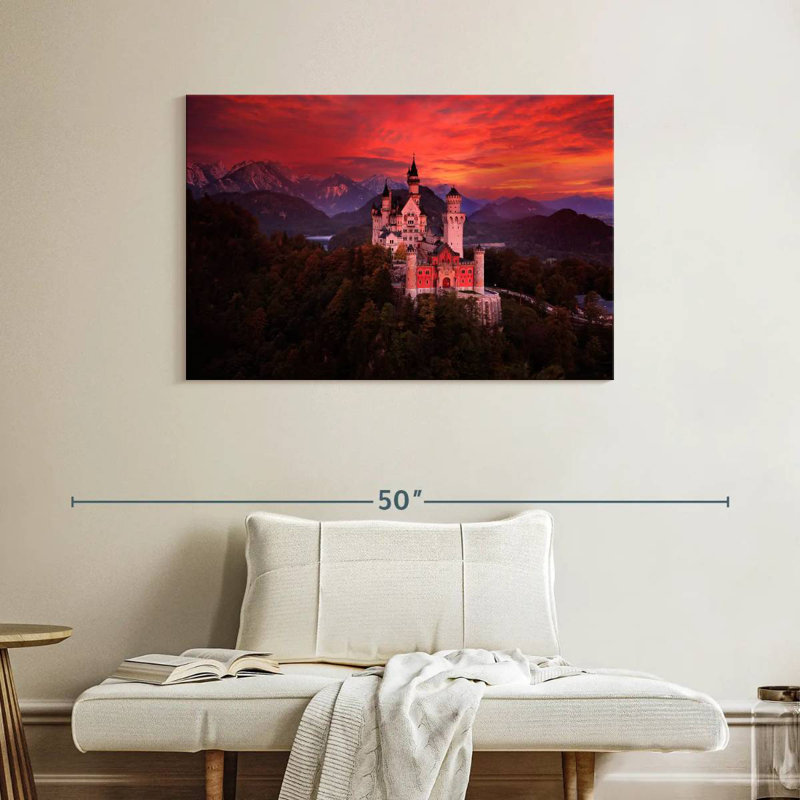 Château Lilie Neuschwanstein, H 26 po x l 39 po