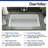 DeerValley Rectangular Fireclay 32" L x 19" W Fireclay Undermount Kitchen Sink with Basket Strainer and Sink Grid-80322147