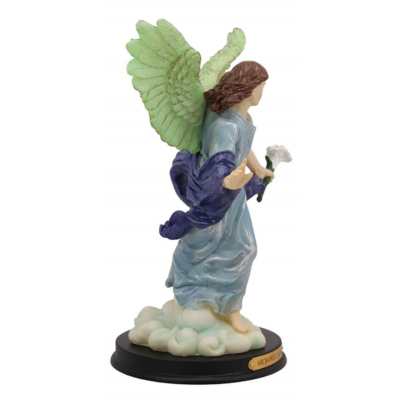 Figurine lily blanc archangel gabriel Leidig