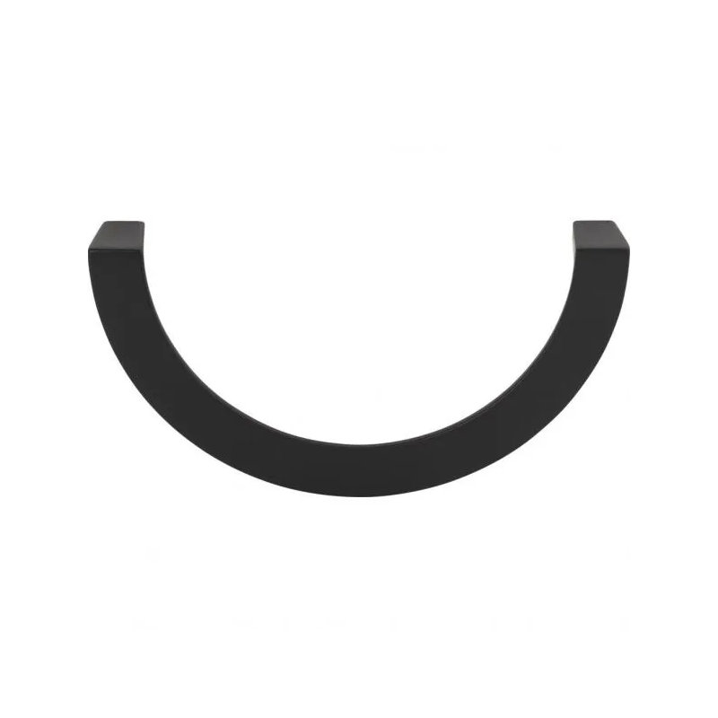 Roundabout 3" Center to Center Drop handle, Matte Black, 5 1/16"