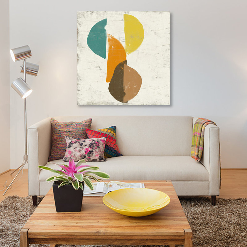 « mobile iv », impression sur toile, H 18 po x l 18 po x P 1,5 po, Pas de tapis, Toile tendue