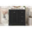 Meuble-lavabo de style transitionnel de 36 po, fabrication en bois massif, lavabo en céramique et meuble-lavabo de 36 po avec charme transitionnel, configurations à plusieurs tiroirs pour plus de flexibilité-574410363