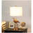 26" Matte Gold Flamingo Resin Table Lamp