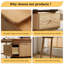 Bureau rectangulaire en bois massif avec tiroirs et armoire intégrés, 2 tiroirs-2072090178
