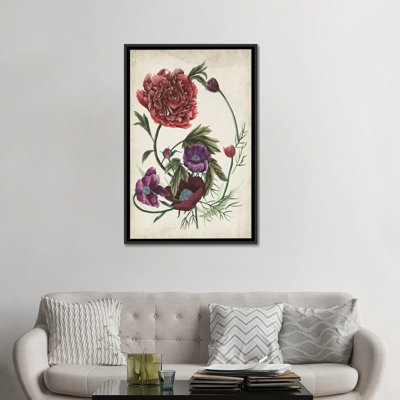 «Antique Peony I», impression sur toile