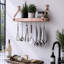 Handcrafted Gourmet Wall Mounted Pot Rack
