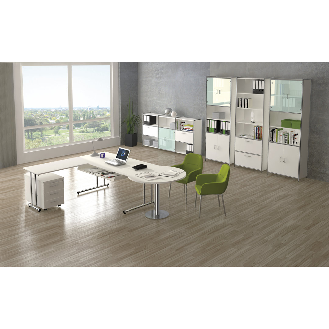 Roller 4 Drawer Filing Cabinet
