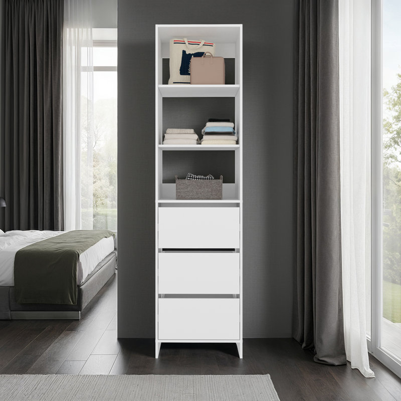 «Maplewood Closet Boost», chambre à coucher, blanc