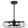 Anjolina 24" 3-Light Fandelier in Oil Rubbed Bronze with Remote Control