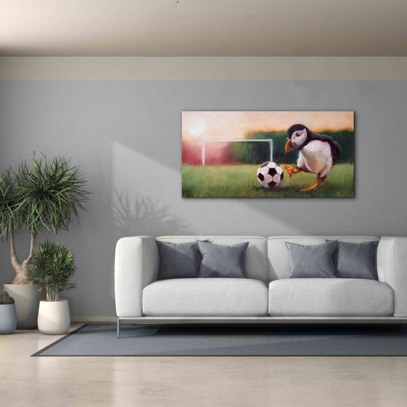 «Sidekick» par Lucia Heffernan, art mural sur toile, H 30 po x l 60 po x P 1,5 po