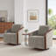 Upholstered Swivel Barrel Chair-1053755032