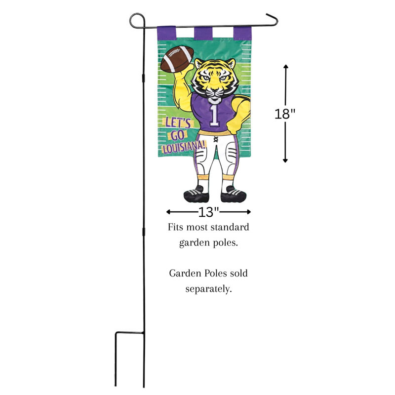 «Crazy Leg Tiger Lets Go Football»