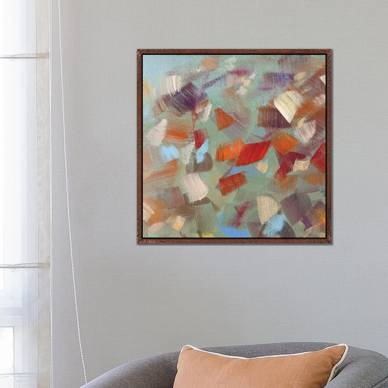 Confetti Party I by Sally Swatland - Gallery-Wrapped Canvas Giclée on Canvas, Classic Wood Framed, 93.98 cm H x 93.98 cm W
