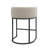Upholstered Counter Stool with Metal Frame Barrel Low Back Counter Stools Set of 3-55525025