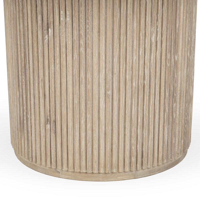 Vander Round Dining Table, Cream