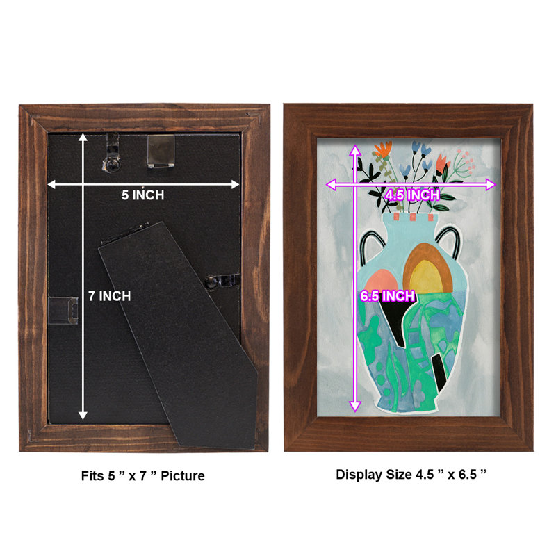 Blayze Collage Vase IV, encadré sur papier, H 9 po x l 7 po x P 1 po, Châtaigne