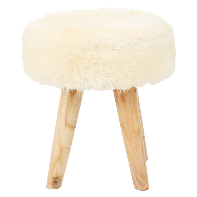 Raine Solid Wood Accent Stool