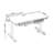 Solid wood electric height-adjustable desk Computer desk Desk