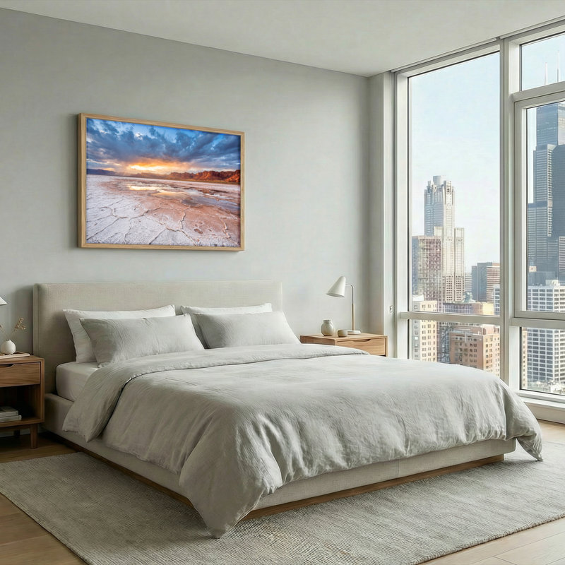 Ensemble de 1 tableau sur toile « Ciel du désert », 32"H x 48"W, Naturel