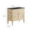 Meuble-lavabo sur pied simple 36 po avec plateau en bois manufacturé Modway Elysian-93027992-93027989