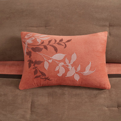 7 Piece Comforter Set Coral