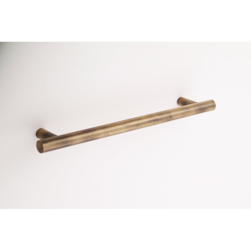 Madelyn Carter Katia Solid Brass Drawer Pull, Antique Brass, 8"