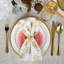 Paquet de 12 anneaux de serviette en feuille d'or en acier inoxydable, table décorative élégante pour un usage quotidien