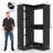 72-204 Inches Closet System With 10 Drawers And 10 Clothes Garment Racks-757619100