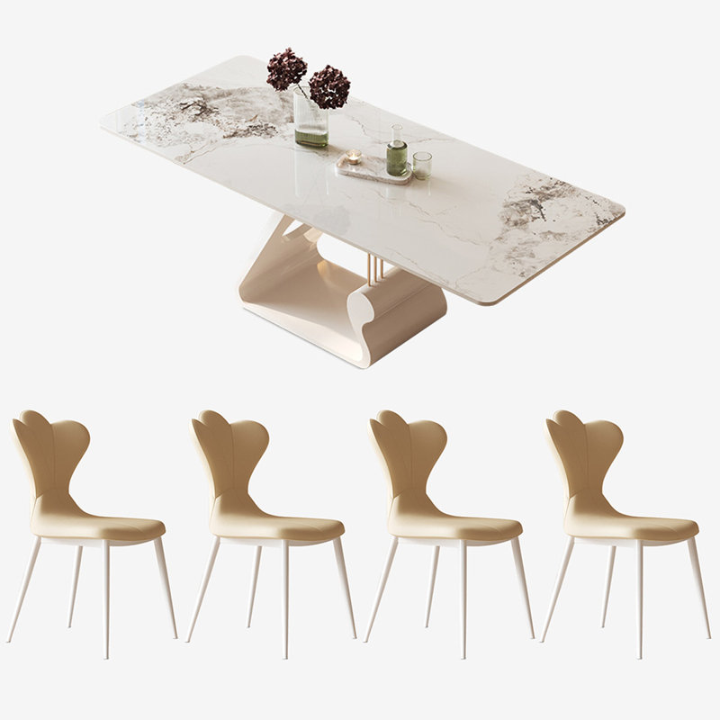 4 - Person Trestle Dining Set, 29.5"H x 63"L x 31.5"W