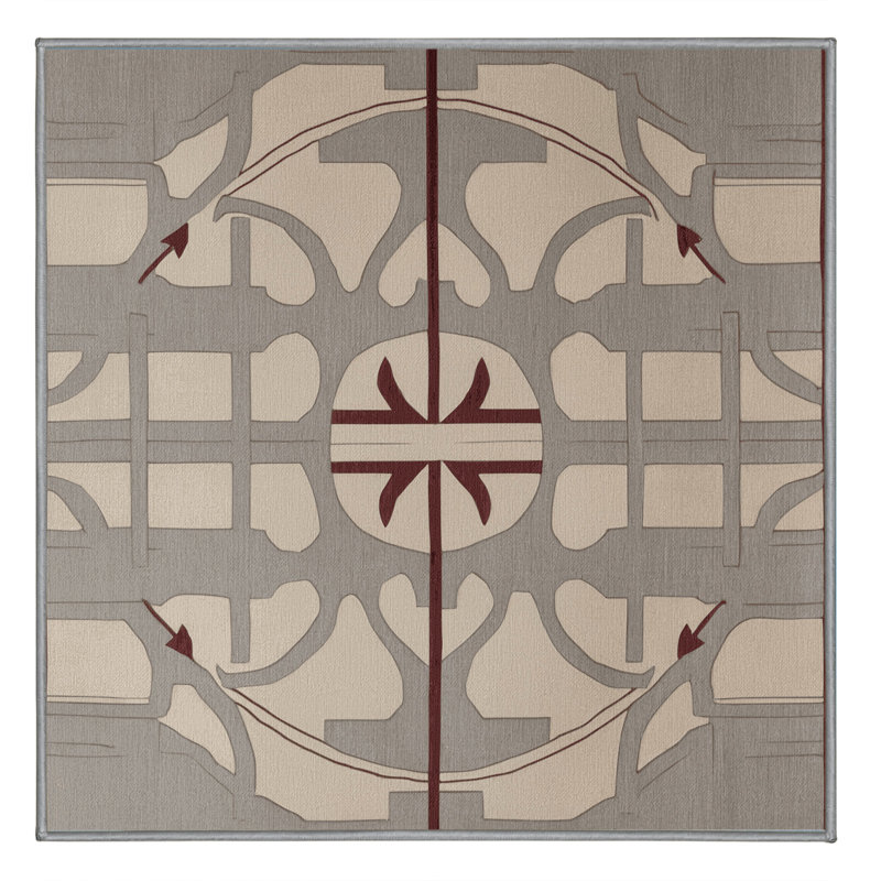 Shifting Horizons Rug, Square 8'