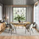 Budapest 71" Wood Dining Table