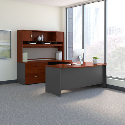 Ringold 4 Piece Computer Desk Office Set