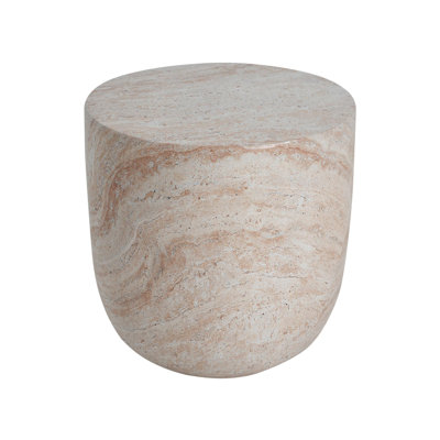 Outdoor/Indoor Lightweight Concrete Side Table