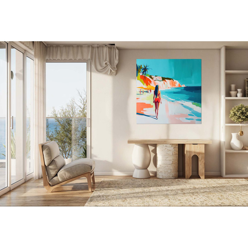 Ocean in Brushstrokes 8 - Unframed, Large