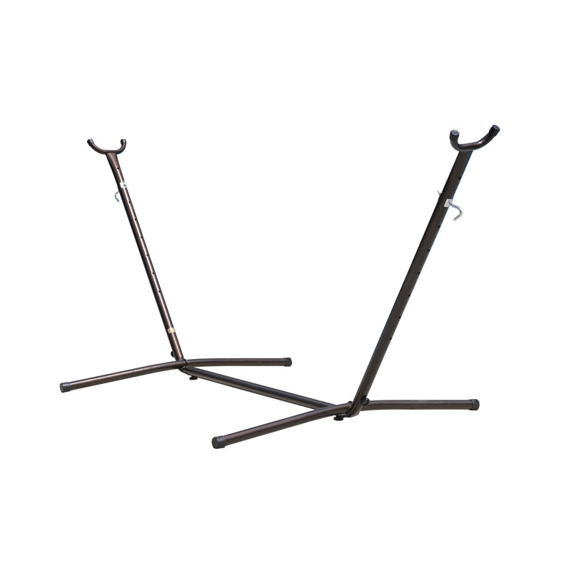 Carina Steel Standard Hammock Stand, Oil Rubbed Bronze, 111.76cm H x 121.92cm W x 274.32cm D