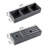 Abs Drawer Storage Boxes For Kitchen - Dark Grey, 2 , With Effortless Dual Lids And Efficient Partitions Grey 2, User- Partition Boards