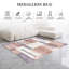 Tapis d'intérieur lavable à motif géométrique moderne beige, rouille et gris Bimlesh pour le salon-1478066457