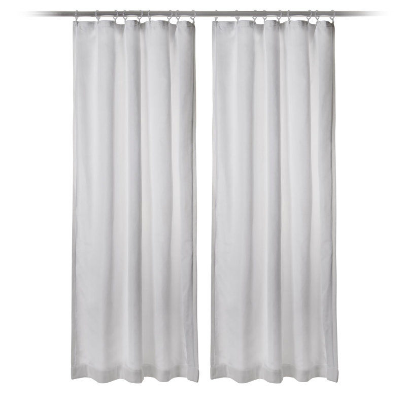 Alyisa Pencil Pleat Room Darkening Thermal Curtains, 111 W x 132 D cm