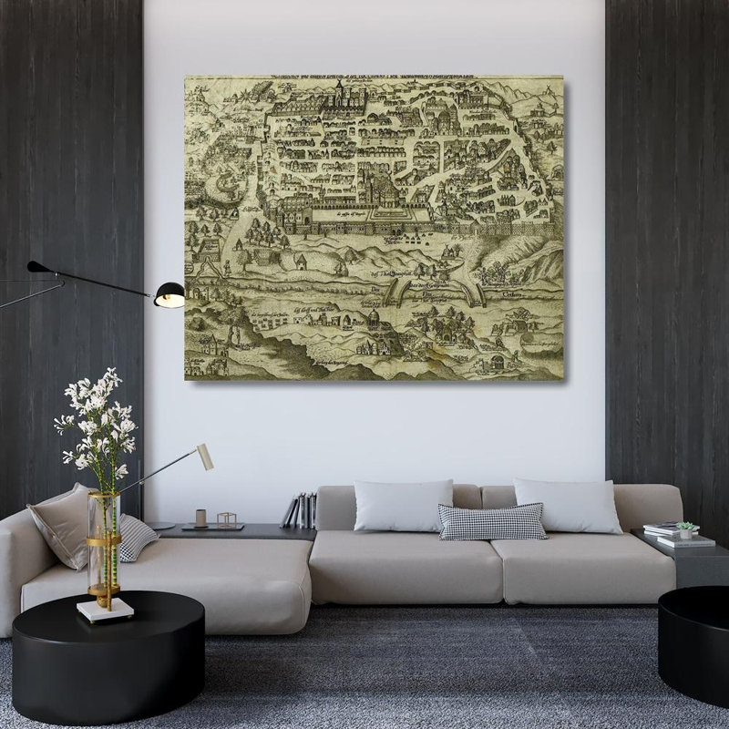 Art rétro sur toile Astoria, H 36 po x l 44 po