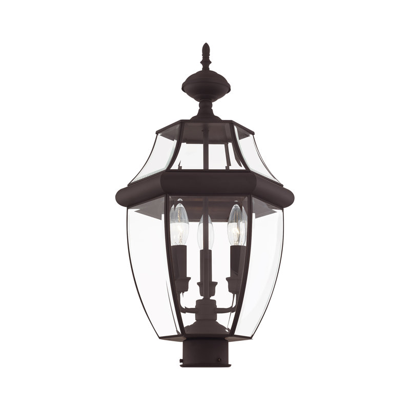 Tête de lanterne câblée 1 lumière Arelene, H 23,5 po x l 12,5 po x P 12,5 po, Bronze
