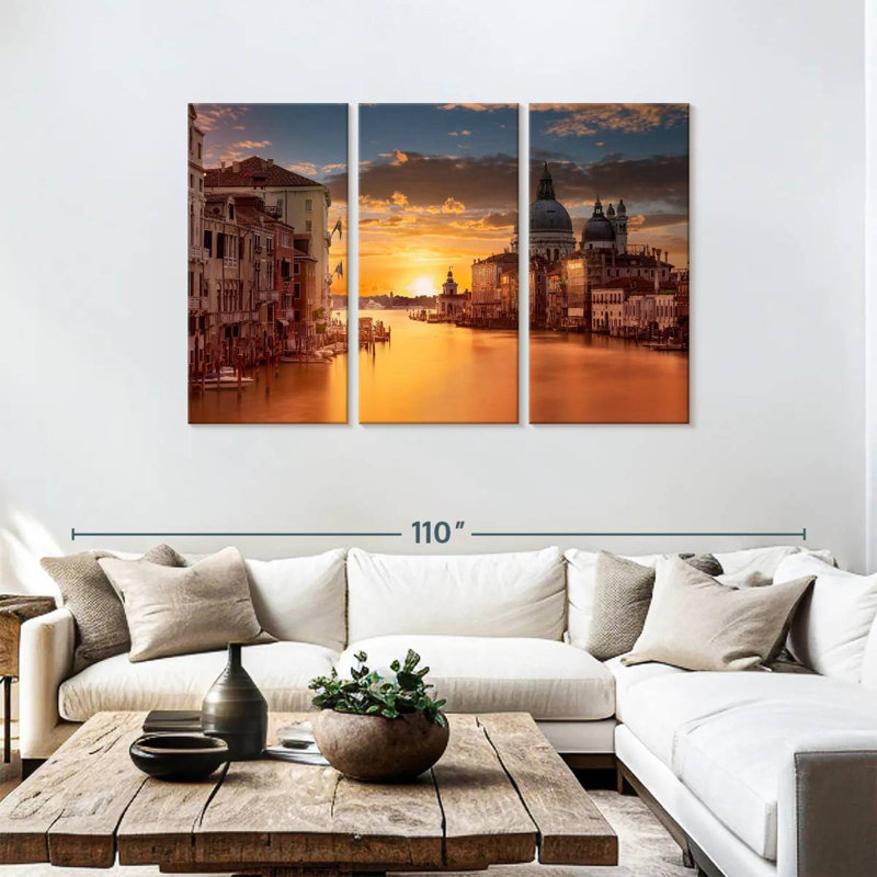 Rorry Venice Waters, 48" H x 74" W