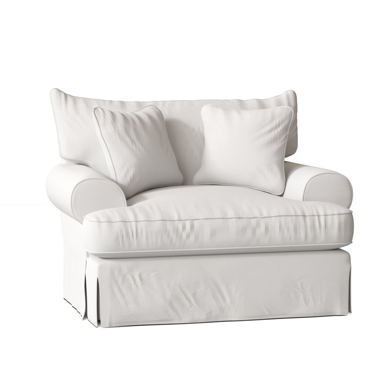 Fauteuil Chalkline, Sergé performance Peyton 31 blanc, Oui