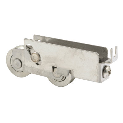Prime-Line 1-1/4 in. Stainless Ball Bearing Tandem Roller Assembly, C-Tab (Single Pack)