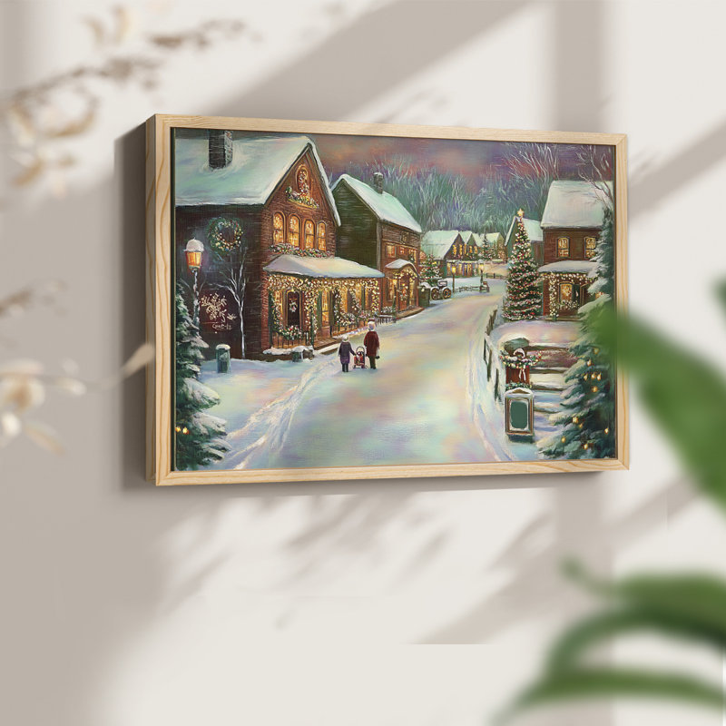 Chirstmas Art-CDL XXXVI - Reproduction encadrée - Restickable, H 8 po x l 10 po, Naturel