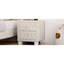 Dainty Beige Velvet Bedside Storage With 2 Drawers, Crystal - Studded Handles And Button Pattern, Frame Regal Style, Solid